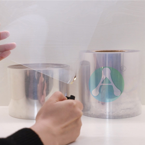 Rollo de l&aacute;minas de pl&aacute;stico PET transparente a precio de f&aacute;brica para embalaje