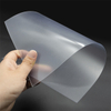 Hoja de PVC transparente r&iacute;gida de pl&aacute;stico mate con pel&iacute;cula protectora