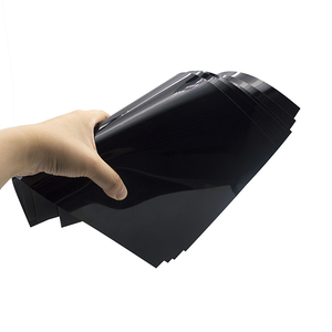 Hojas de PVC antiara&ntilde;azos, r&iacute;gidas, finas y duraderas, de color negro, para impresi&oacute;n y embalaje 